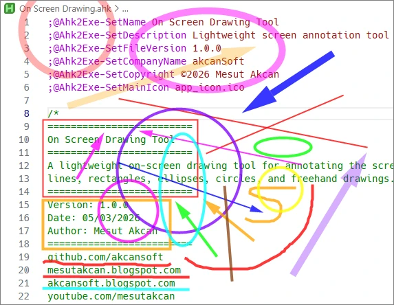 On-Screen-Drawing-Tool 主界面