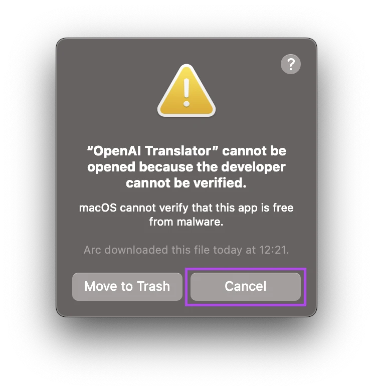openai-translator 界面截图
