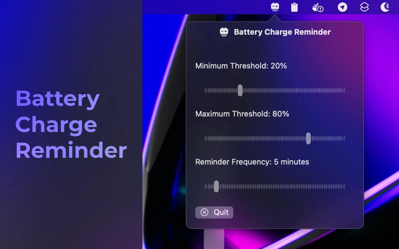 battery-charge-reminder 主界面