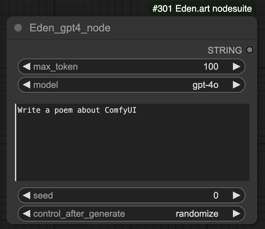 eden_comfy_pipelines 界面截图