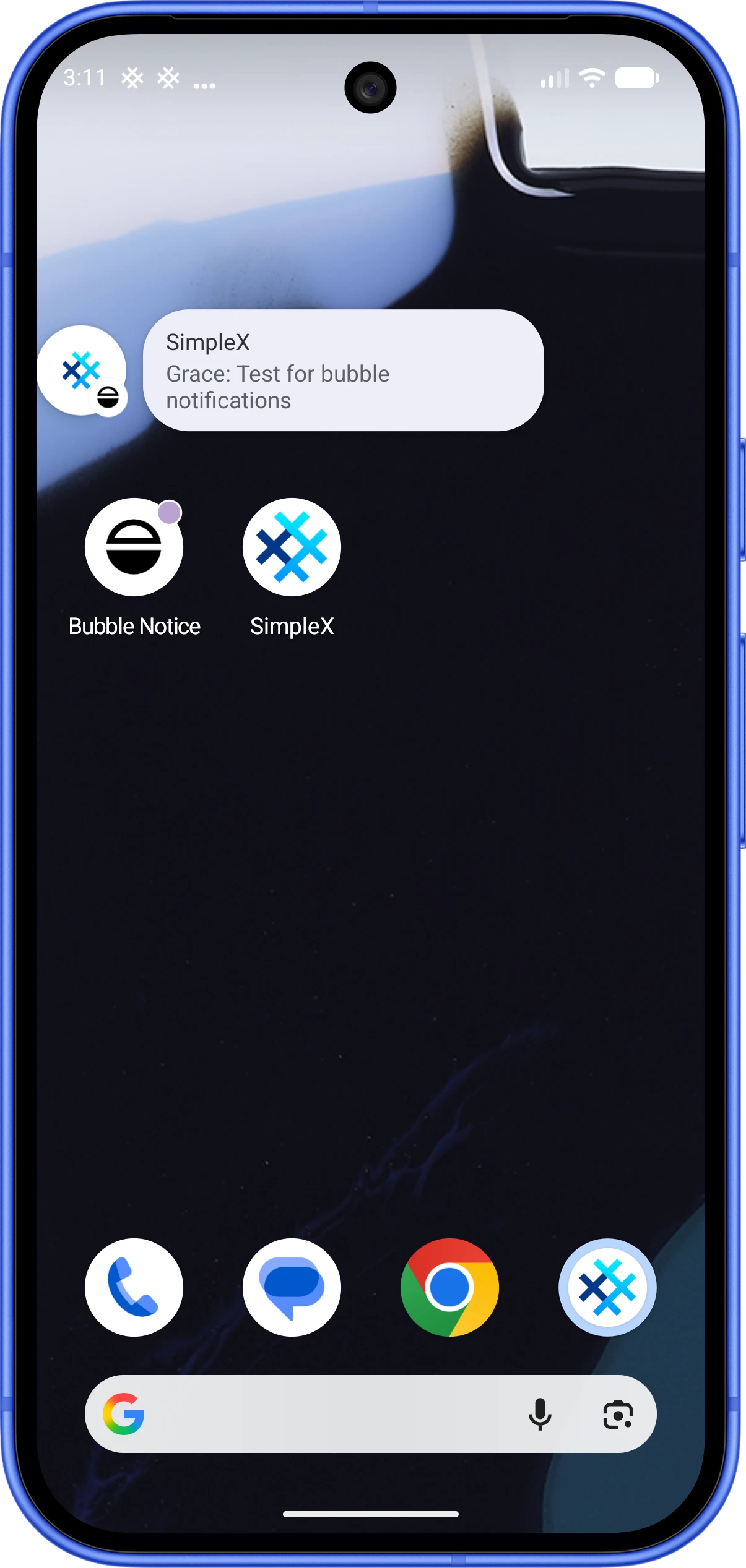 bubble-notice-android 界面截图