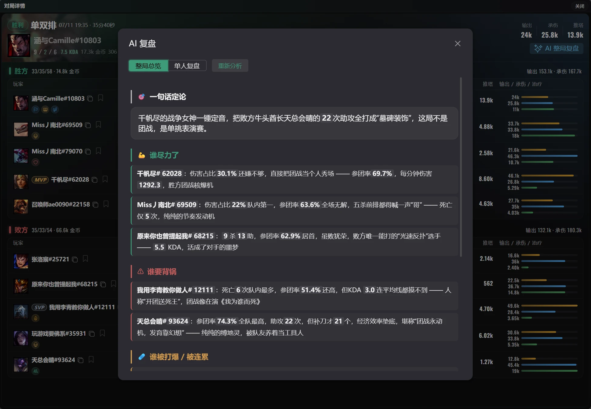 rank-analysis 界面截图