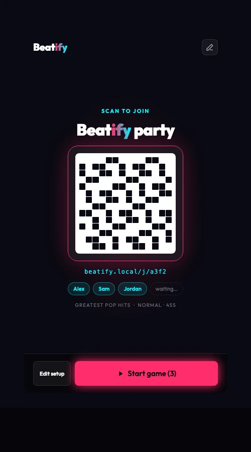 beatify 界面截图