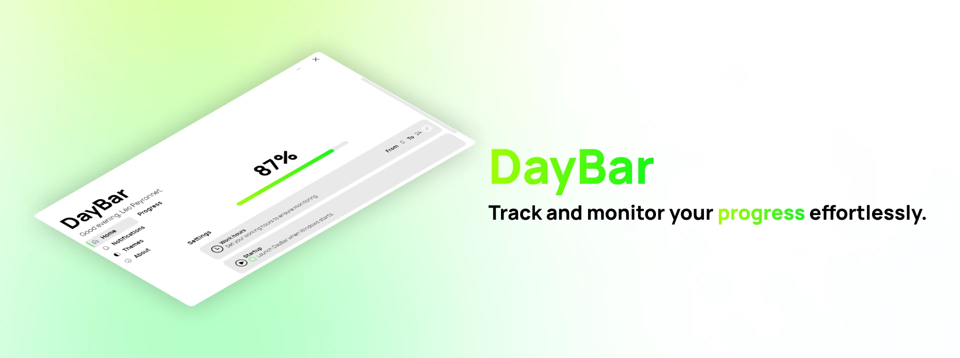 DayBar 主界面