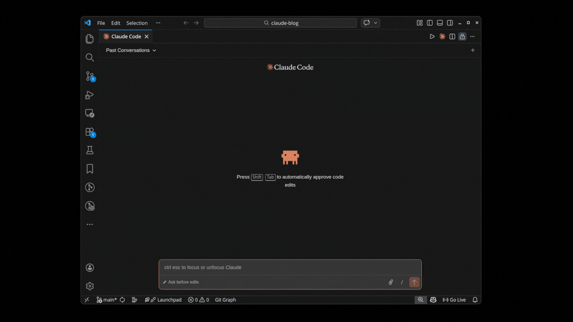 claude-blog 界面截图