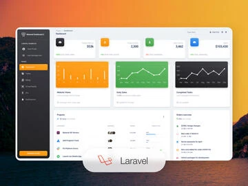 material-dashboard 界面截图