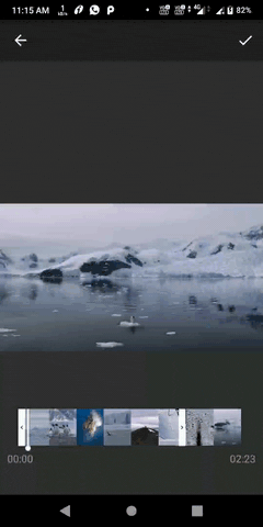 android-video-trimmer 界面截图