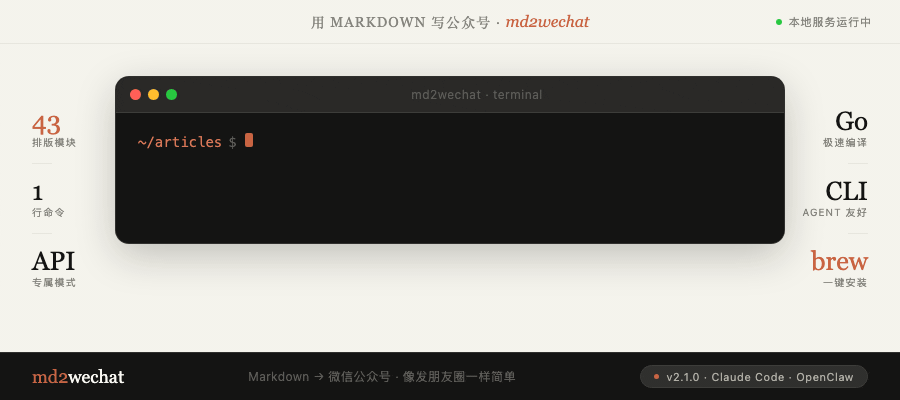 md2wechat-skill 界面截图