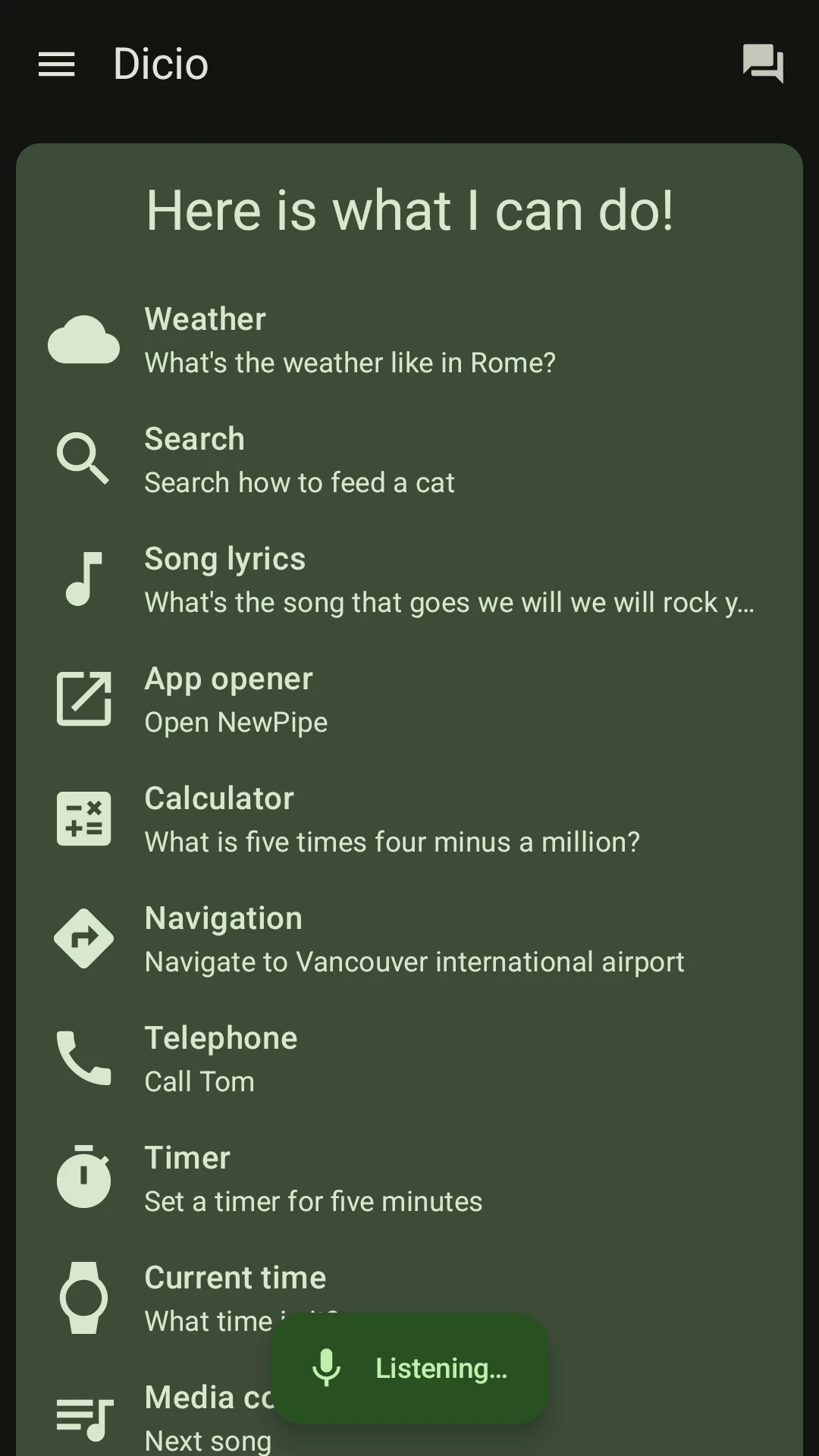 dicio-android 界面截图