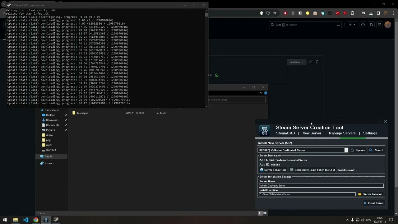 Steam-Server-Creation-Tool-V2 主界面