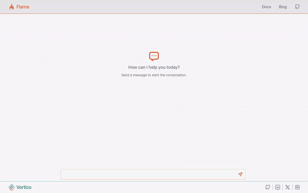 flama 界面截图