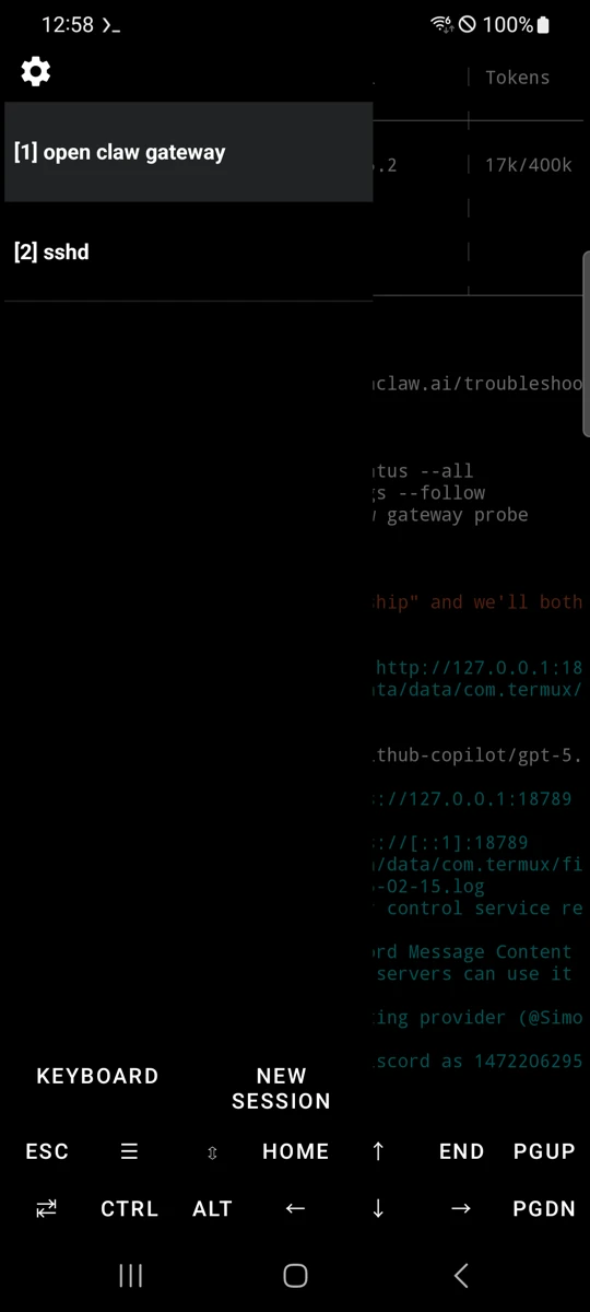 openclaw-android 界面截图