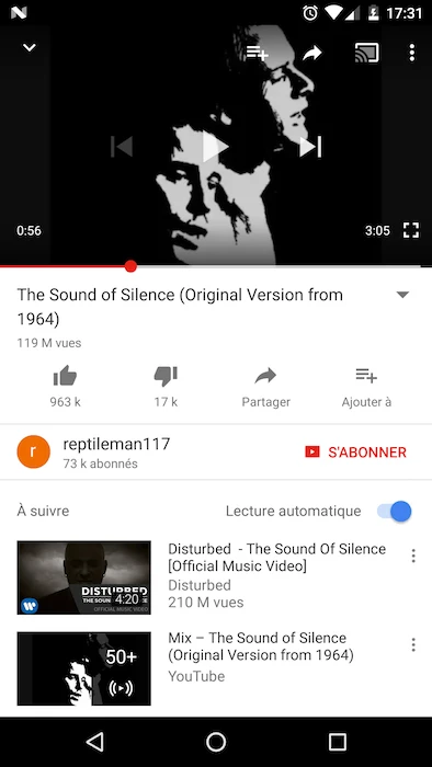 Android-YoutubeMp3 主界面