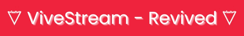 ViveStream-Revived 主界面