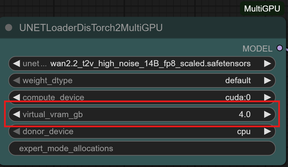 ComfyUI-MultiGPU 界面截图