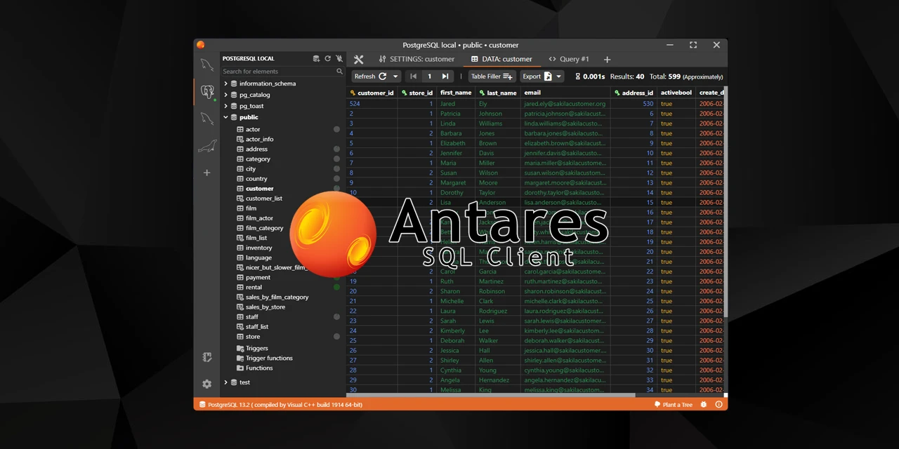 antares 主界面