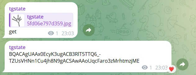 tgState 界面截图