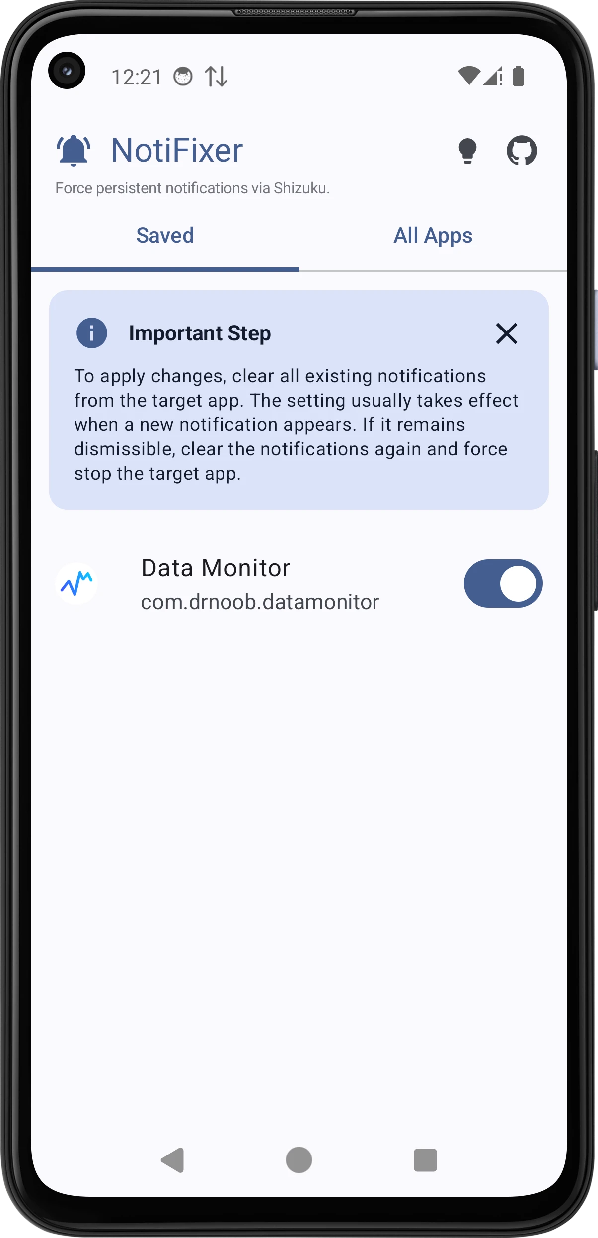 NotiFixer 界面截图