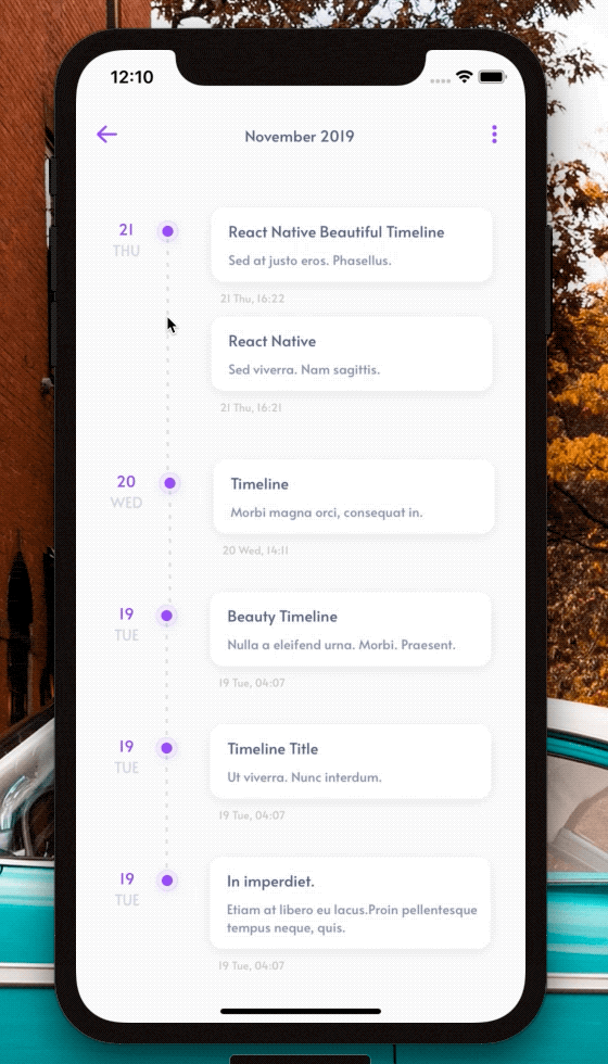 react-native-beautiful-timeline 界面截图