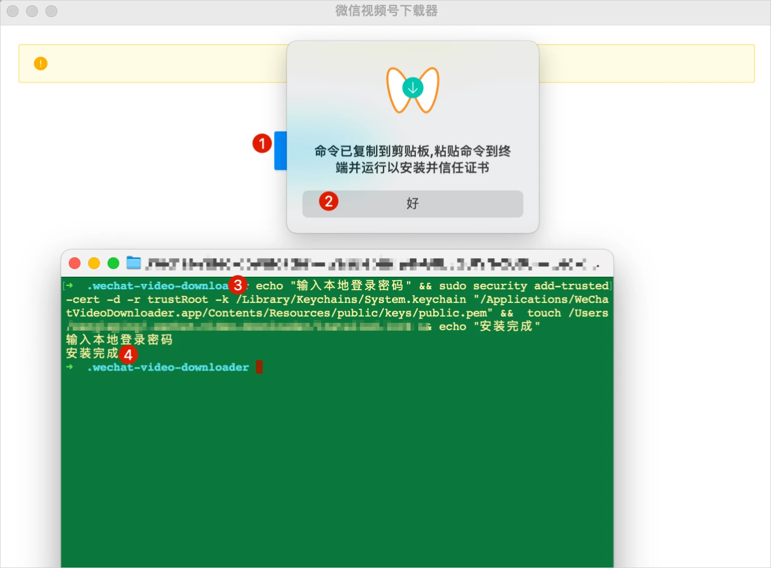 WeChatVideoDownloader 界面截图