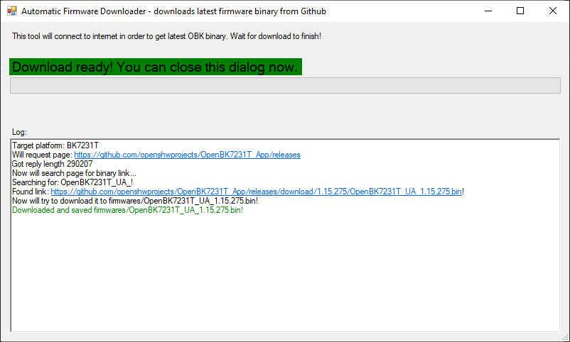 BK7231GUIFlashTool 界面截图