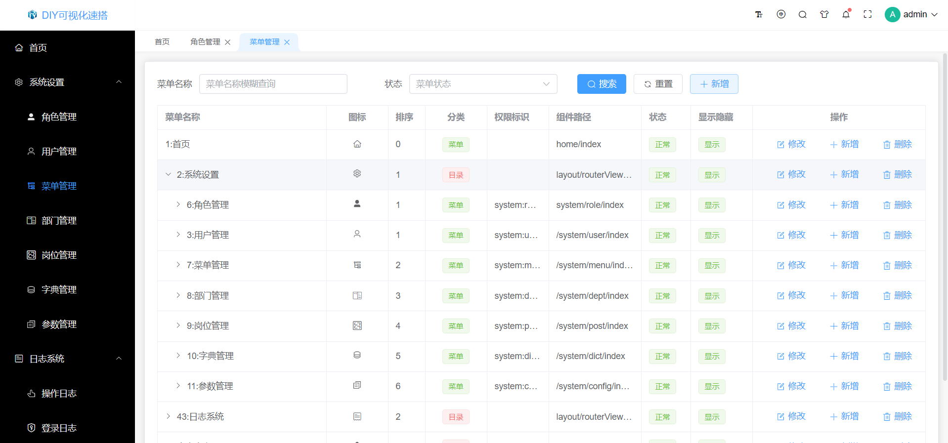 diygw 界面截图