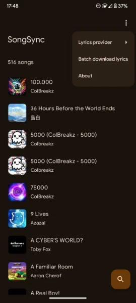 SongSync 主界面