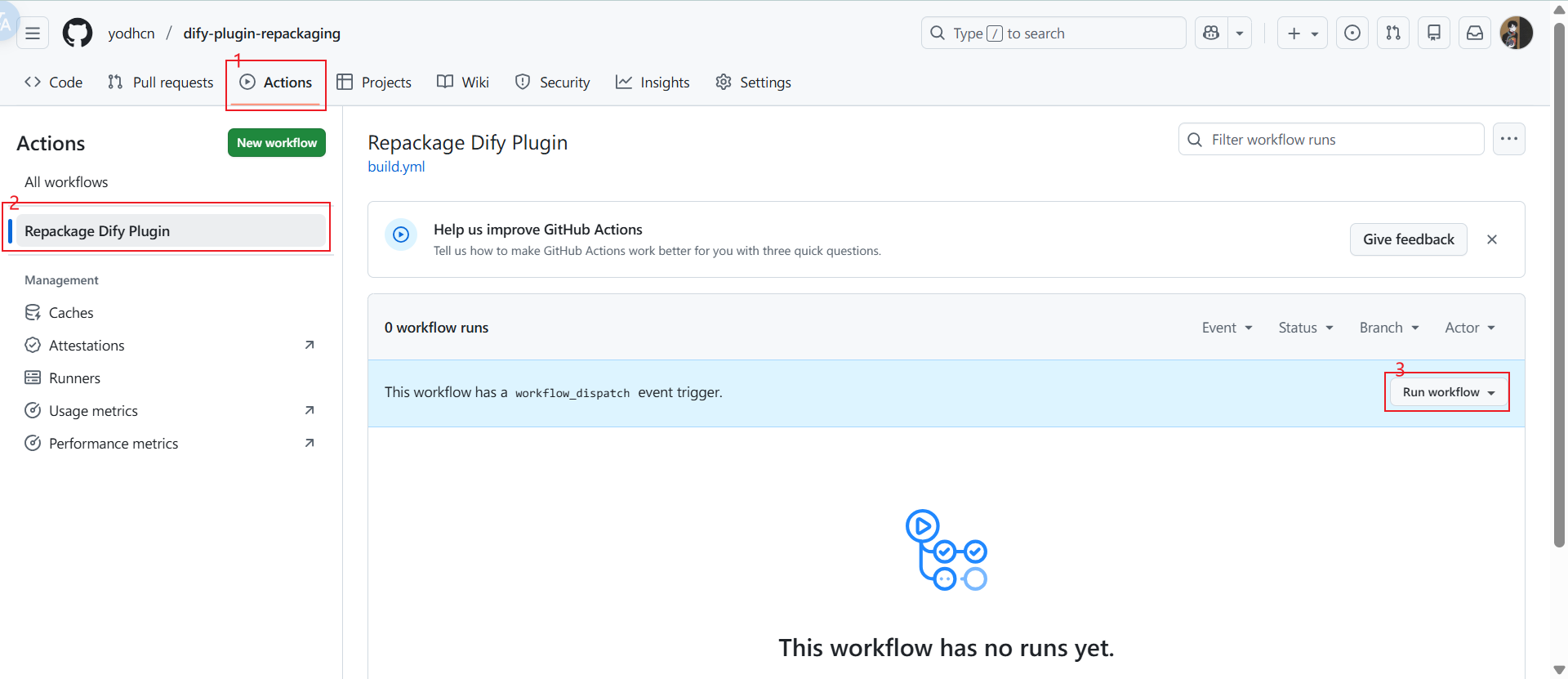 dify-plugin-repackaging 主界面