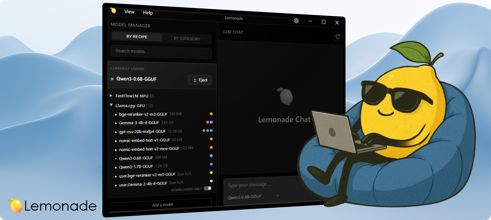 lemonade 主界面