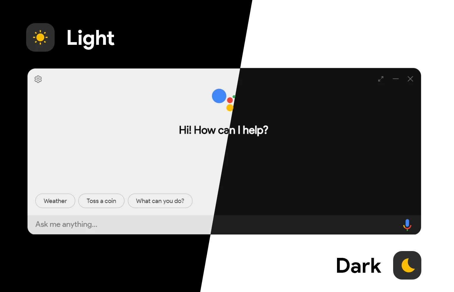 Google-Assistant-Unofficial-Desktop-Client 界面截图