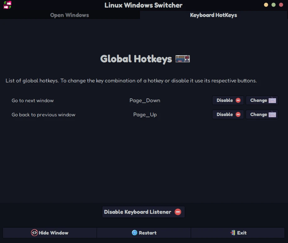 Linux-Windows-Switcher 界面截图