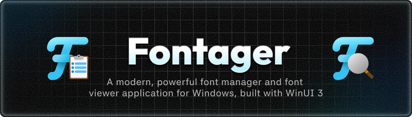 Fontager 主界面