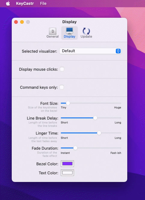 keycastr 界面截图