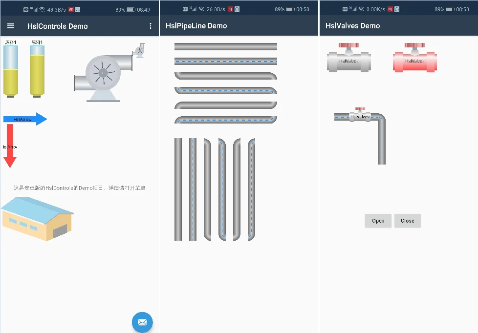 HslControlsDemo 主界面