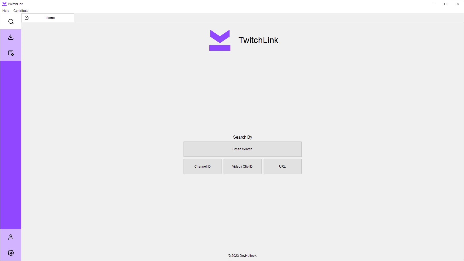 TwitchLink 界面截图