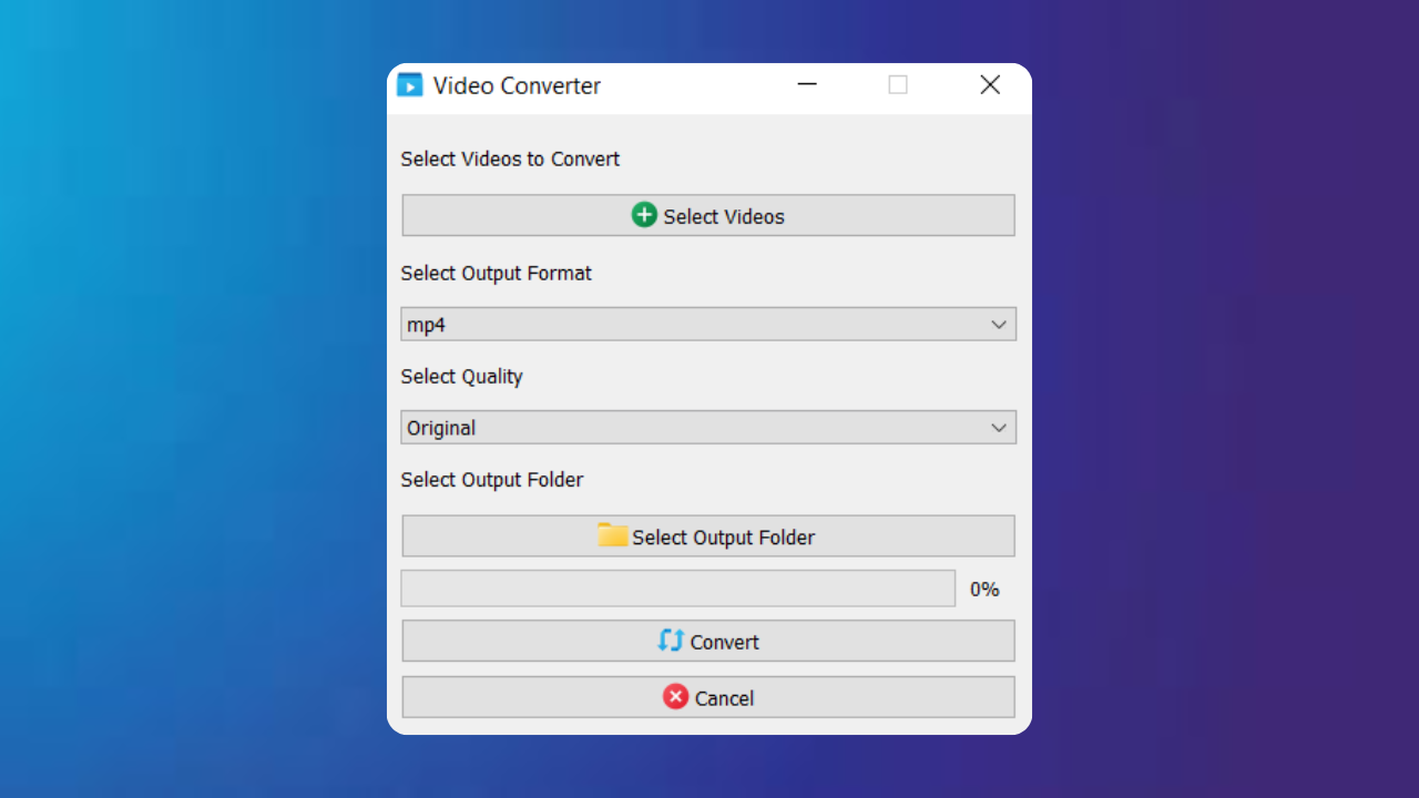 Video-Converter 主界面