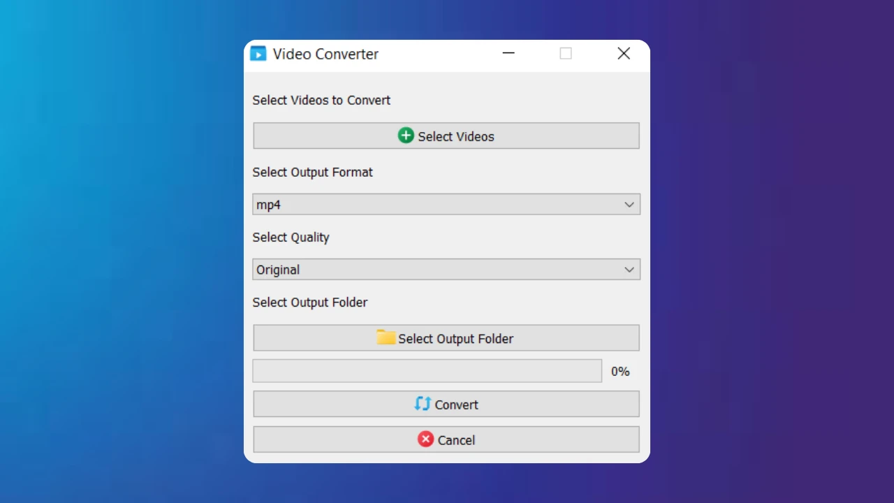 Video-Converter 主界面
