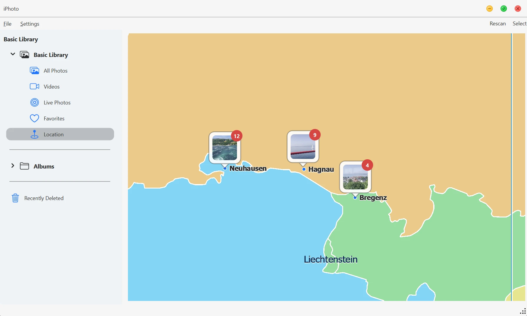 iPhotron-LocalPhotoAlbumManager 界面截图