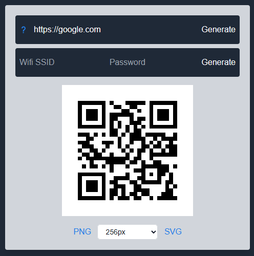 qrcode-generator 主界面