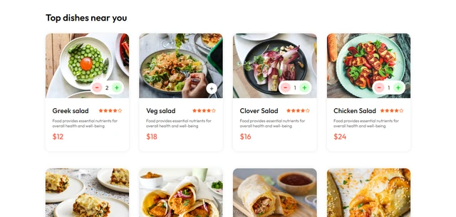 Food-Delivery 界面截图