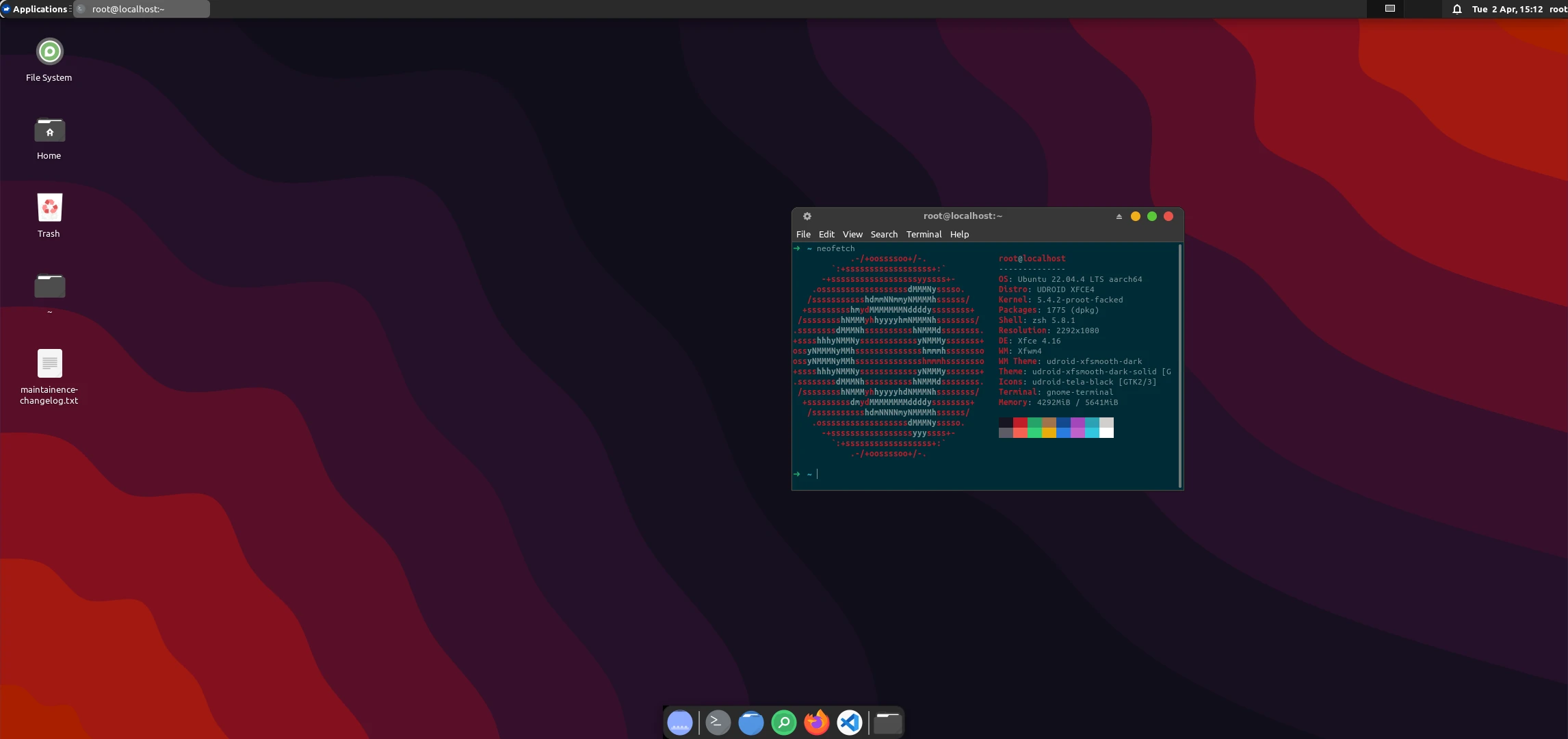 ubuntu-on-android 界面截图