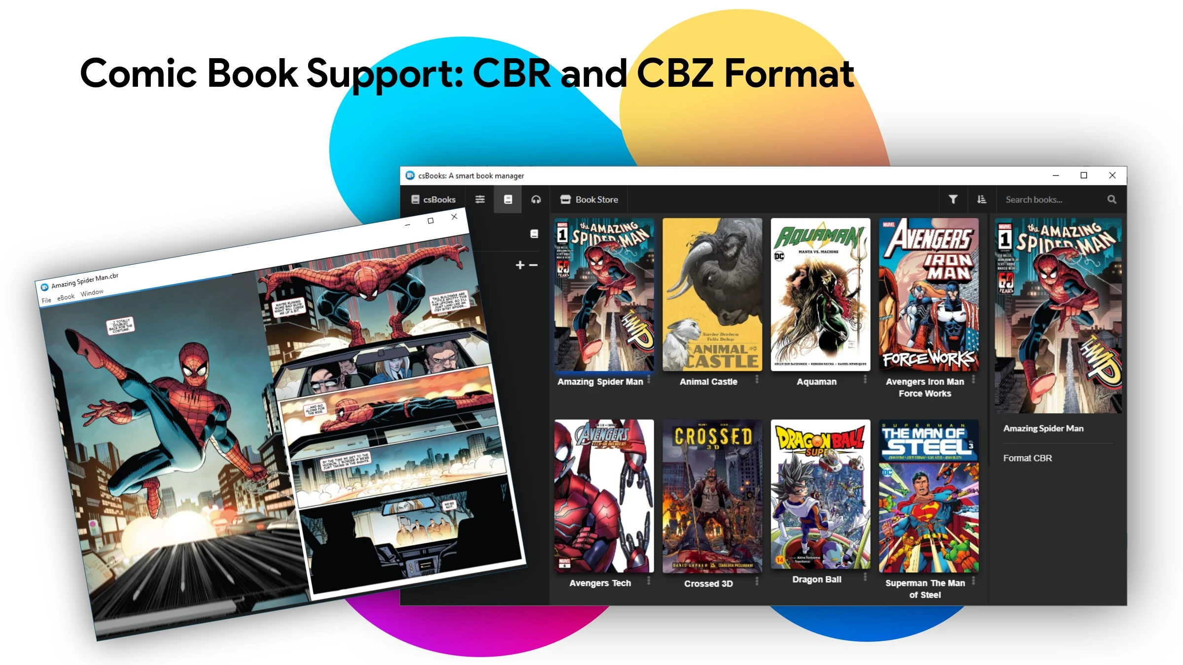 csBooks-updates 主界面