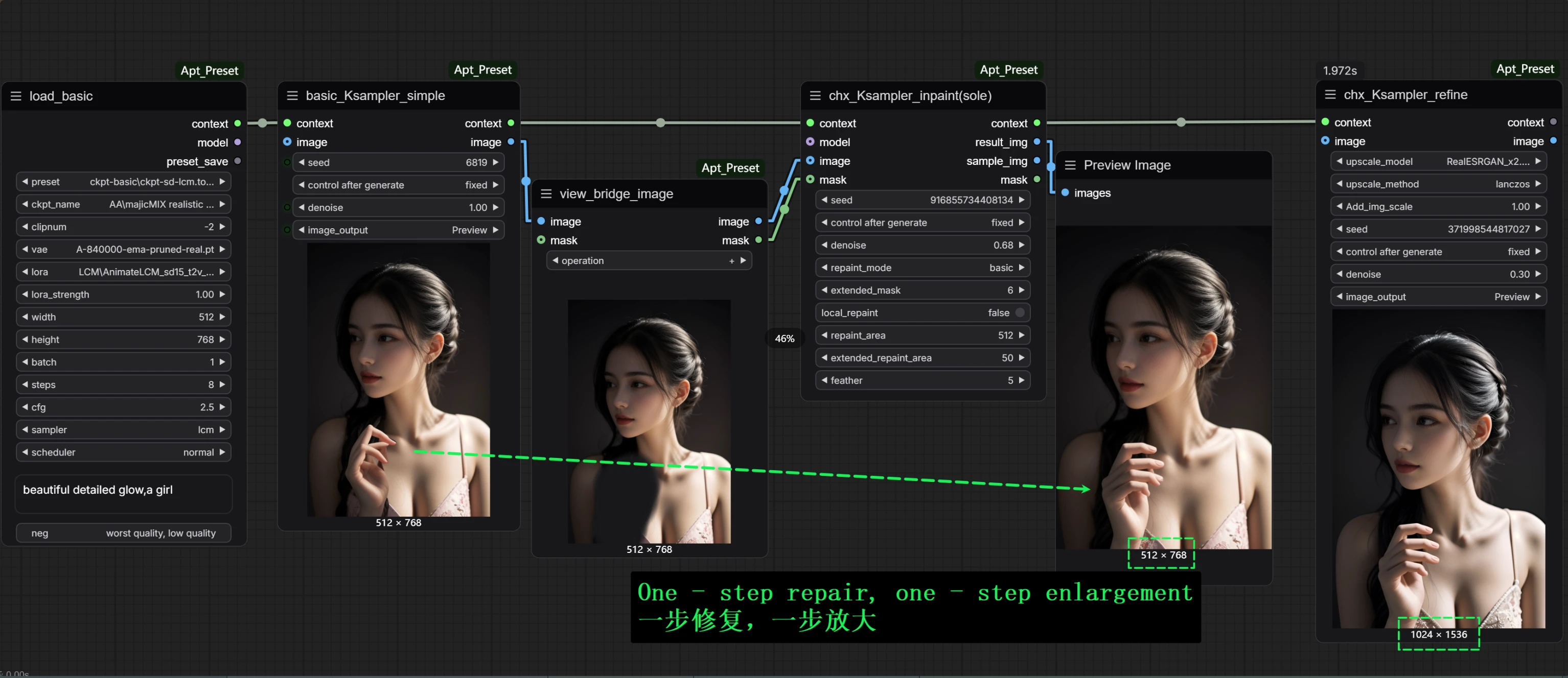 ComfyUI-Apt_Preset 界面截图