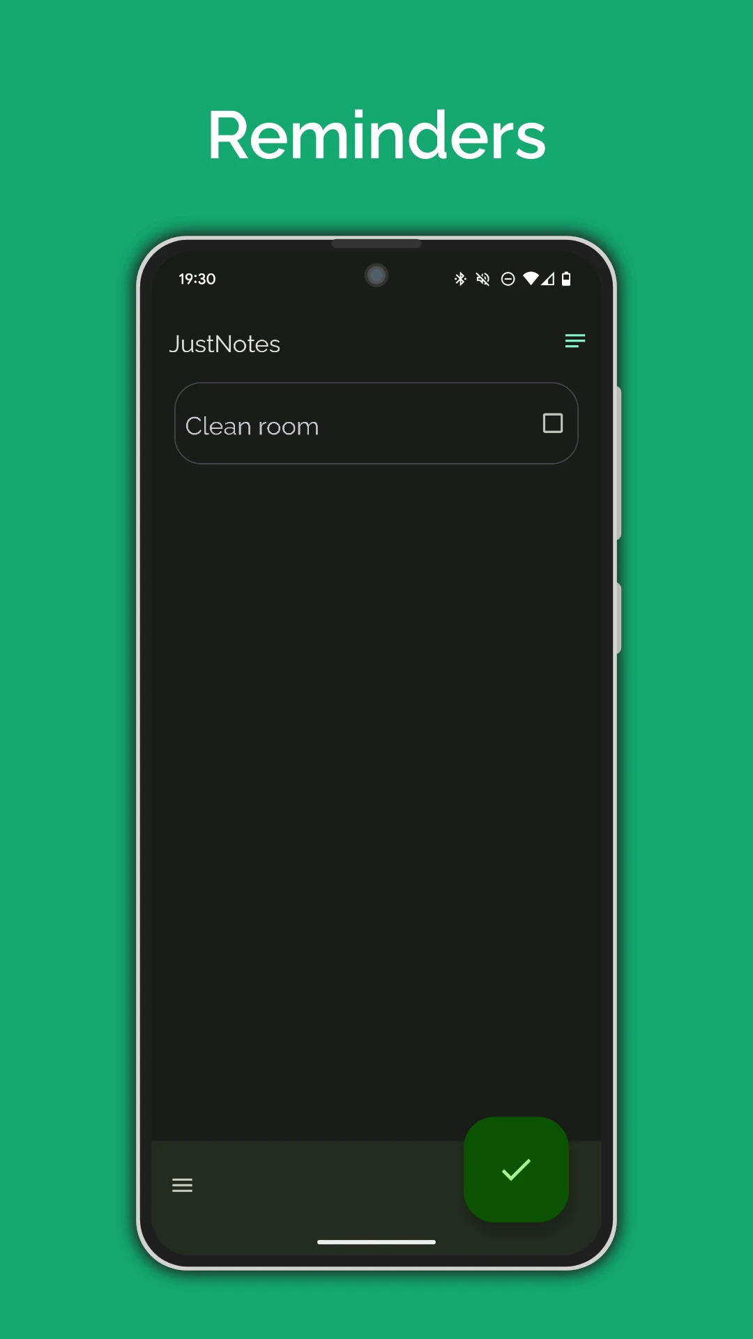 JustNotes 界面截图