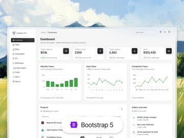 material-dashboard 主界面