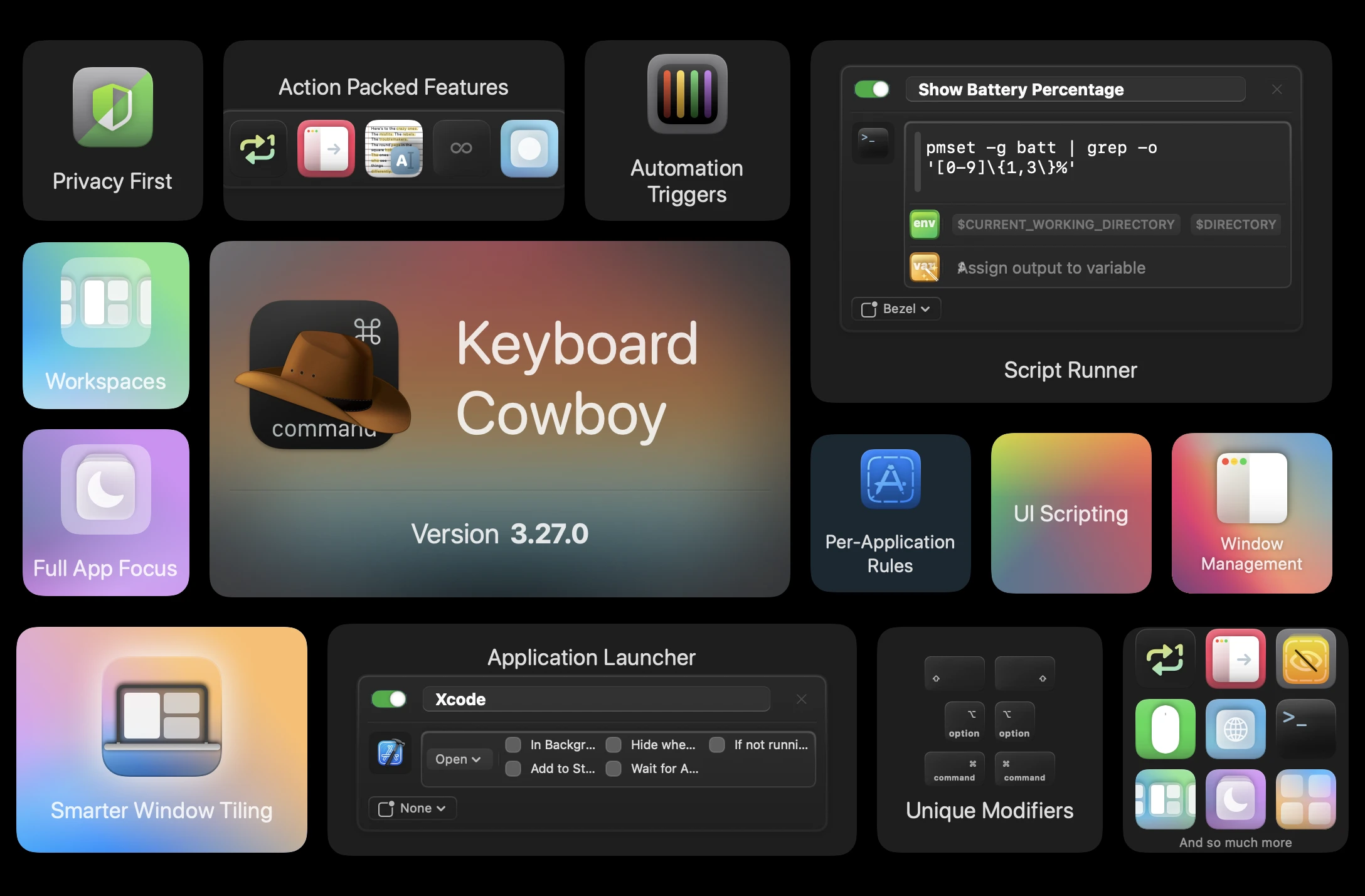 KeyboardCowboy 界面截图