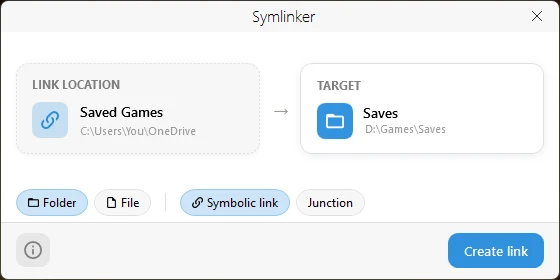 Symlinker 主界面