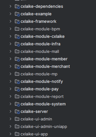 cxlaike-module-cxlaike 主界面