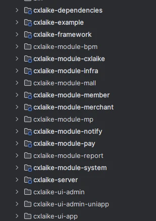 cxlaike-module-cxlaike 主界面