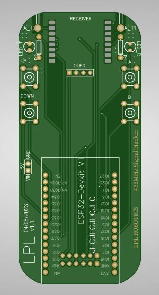 433Screen-SignalHacker 主界面